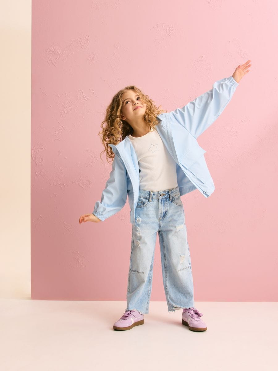 Light hooded jacket - pale blue - RESERVED - 5