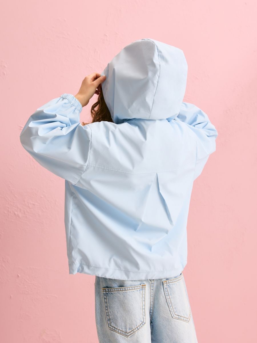 Light hooded jacket - pale blue - RESERVED - 2