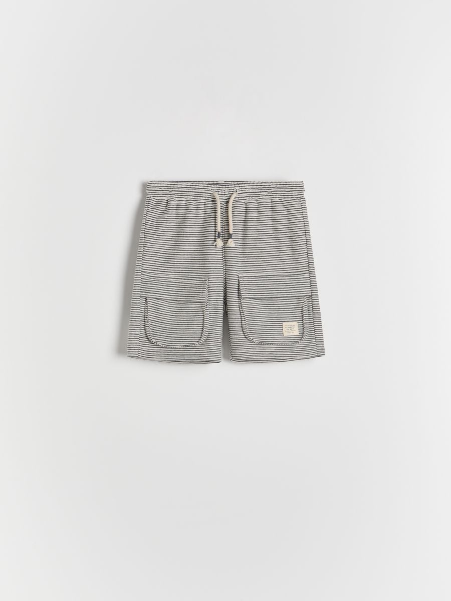 Cargo-Shorts aus Baumwolle - creme - RESERVED