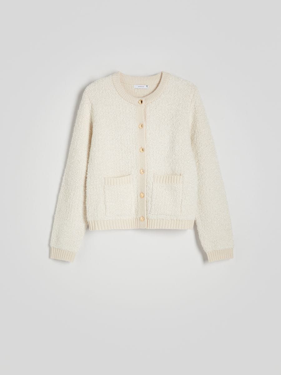 LADIES` SWEATER - nude - RESERVED - 4