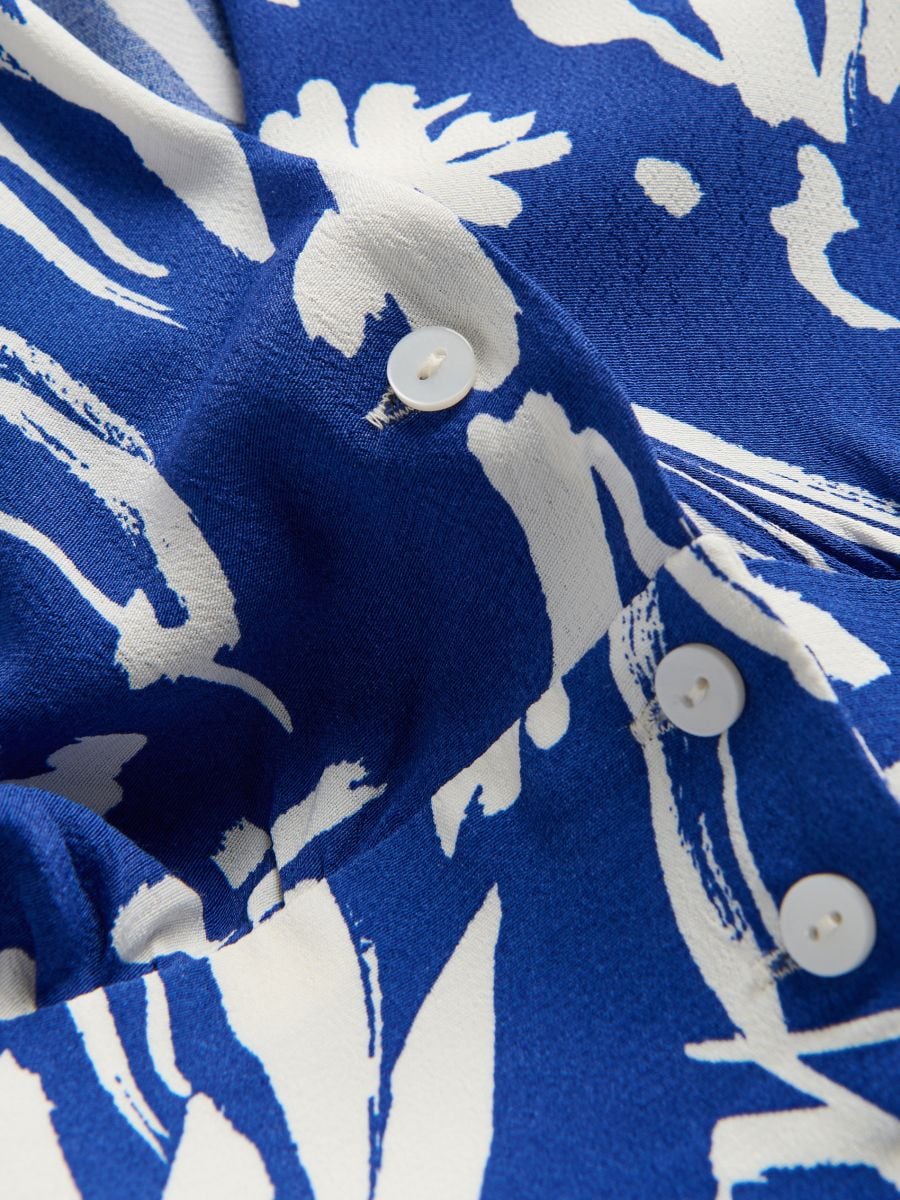 Robe en viscose - Bleu - RESERVED - 8