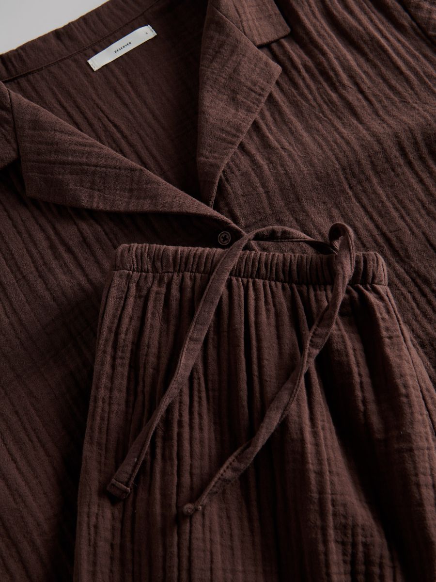 LADIES` PYJAMA - brown - RESERVED - 7