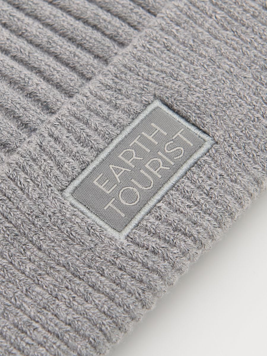Viscose blend beanie - light grey - RESERVED - 2