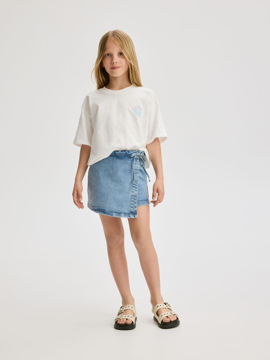 Back print T-shirt - cream - RESERVED - 5