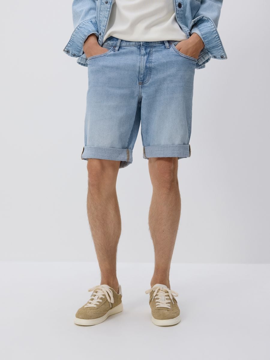 Denim-Shorts im Slim-Fit - blau - RESERVED