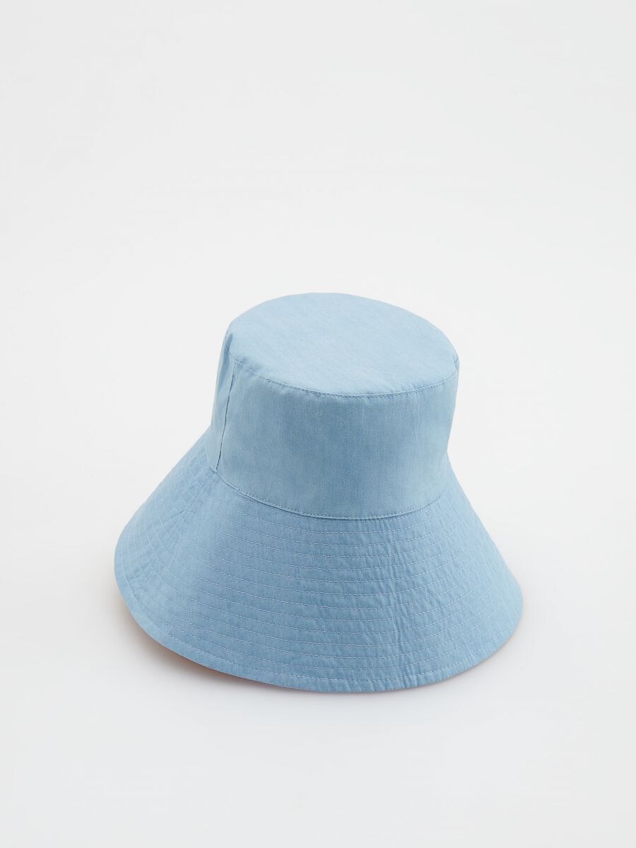 Vendbar bucket hat - flerfarvet - RESERVED - 2