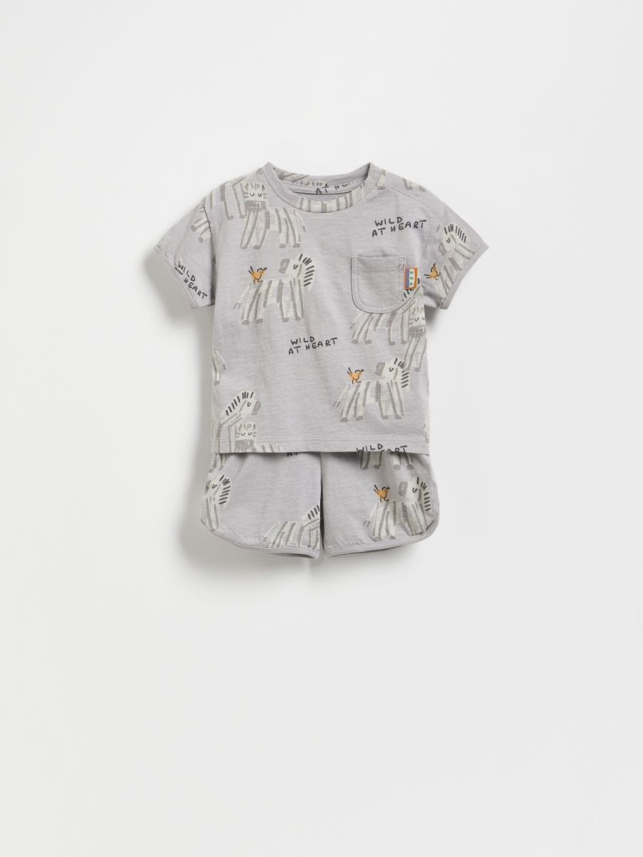Cotton rich set - dark grey - RESERVED