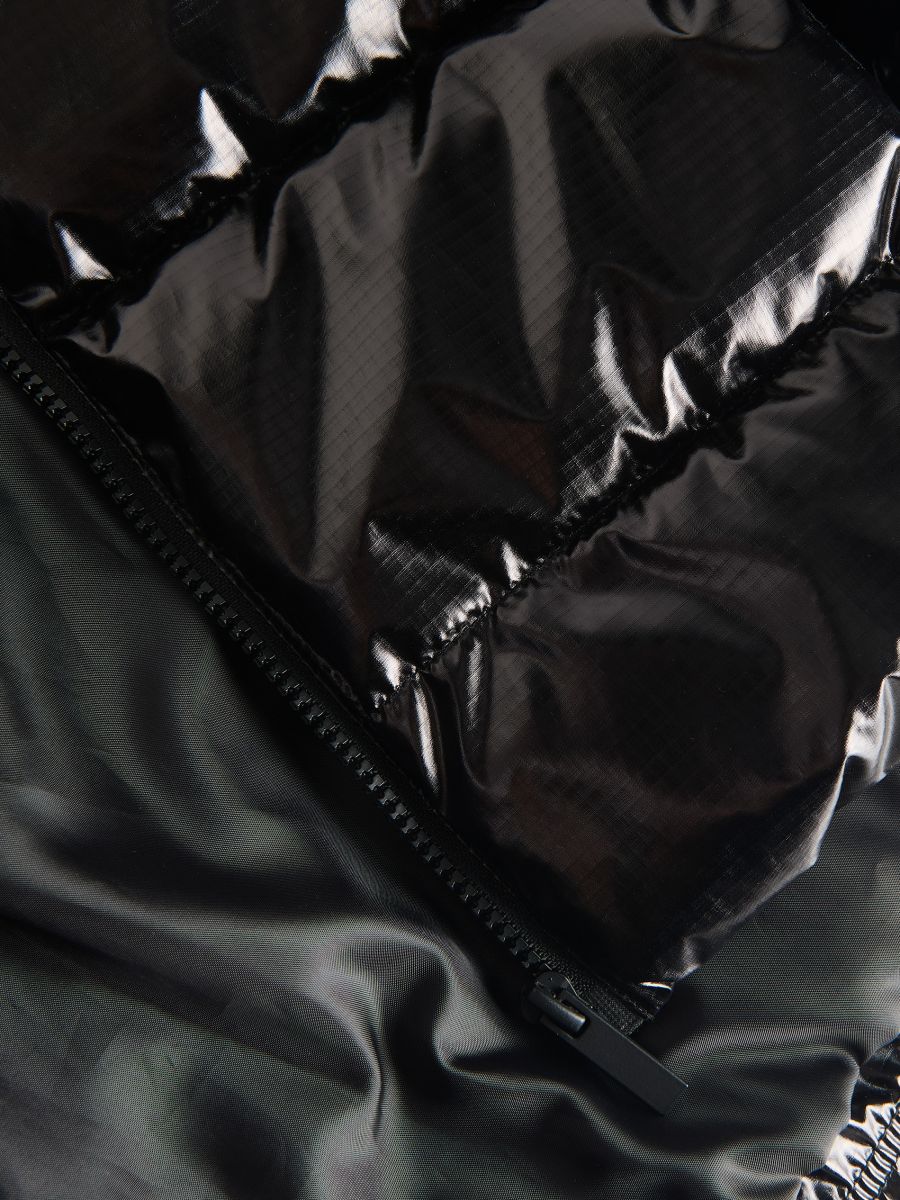 Vest with metallic effect - black - RESERVED - 4
