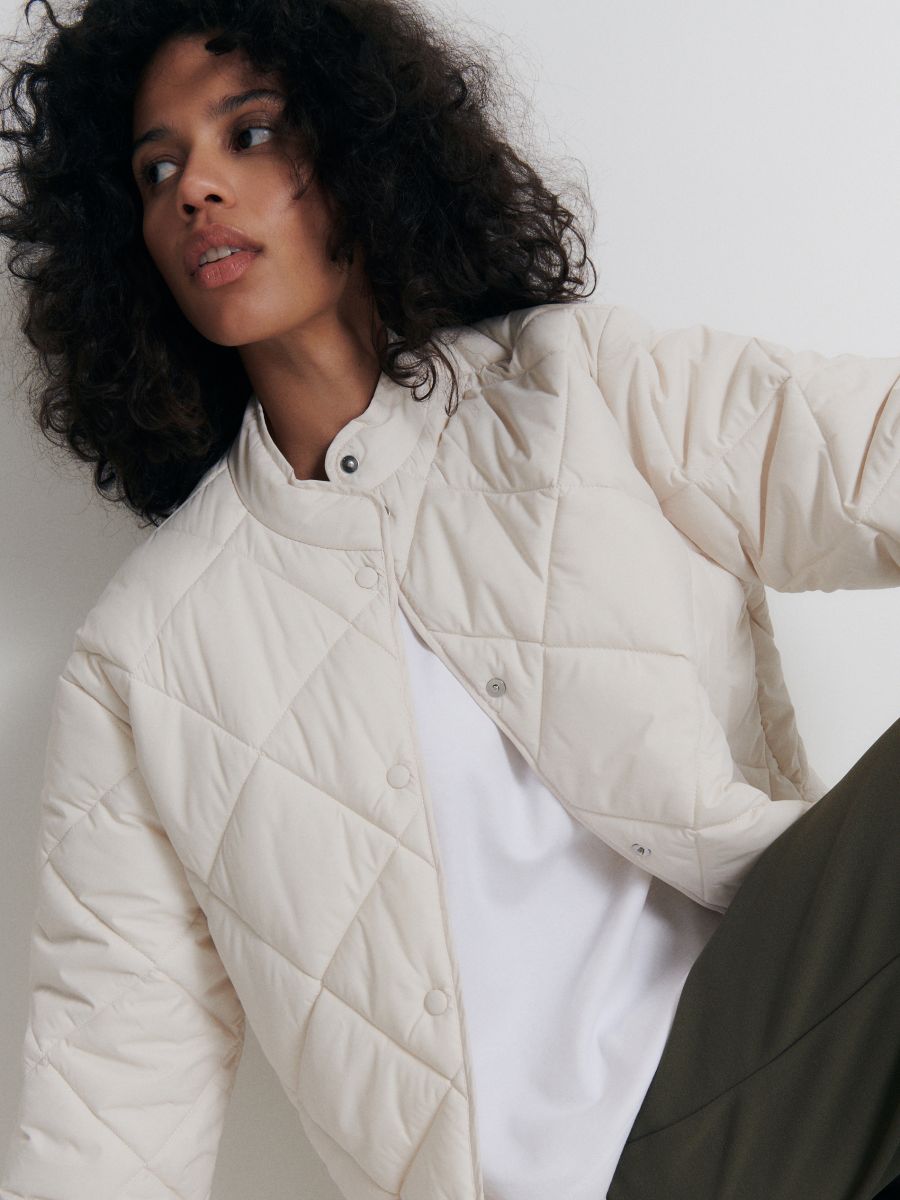 Steppjacke - creme - RESERVED - 2