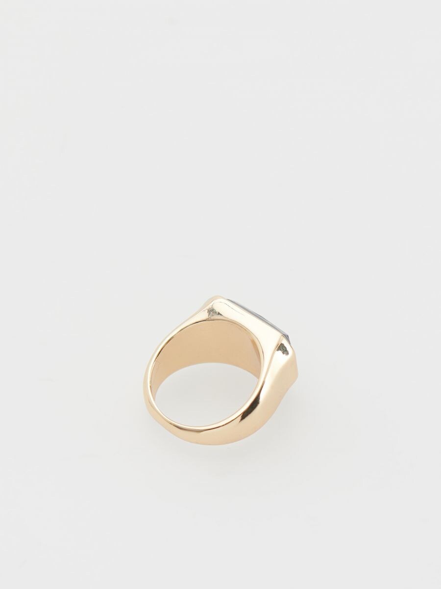 Ring with synthetic stone - multicolor - RESERVED - 3