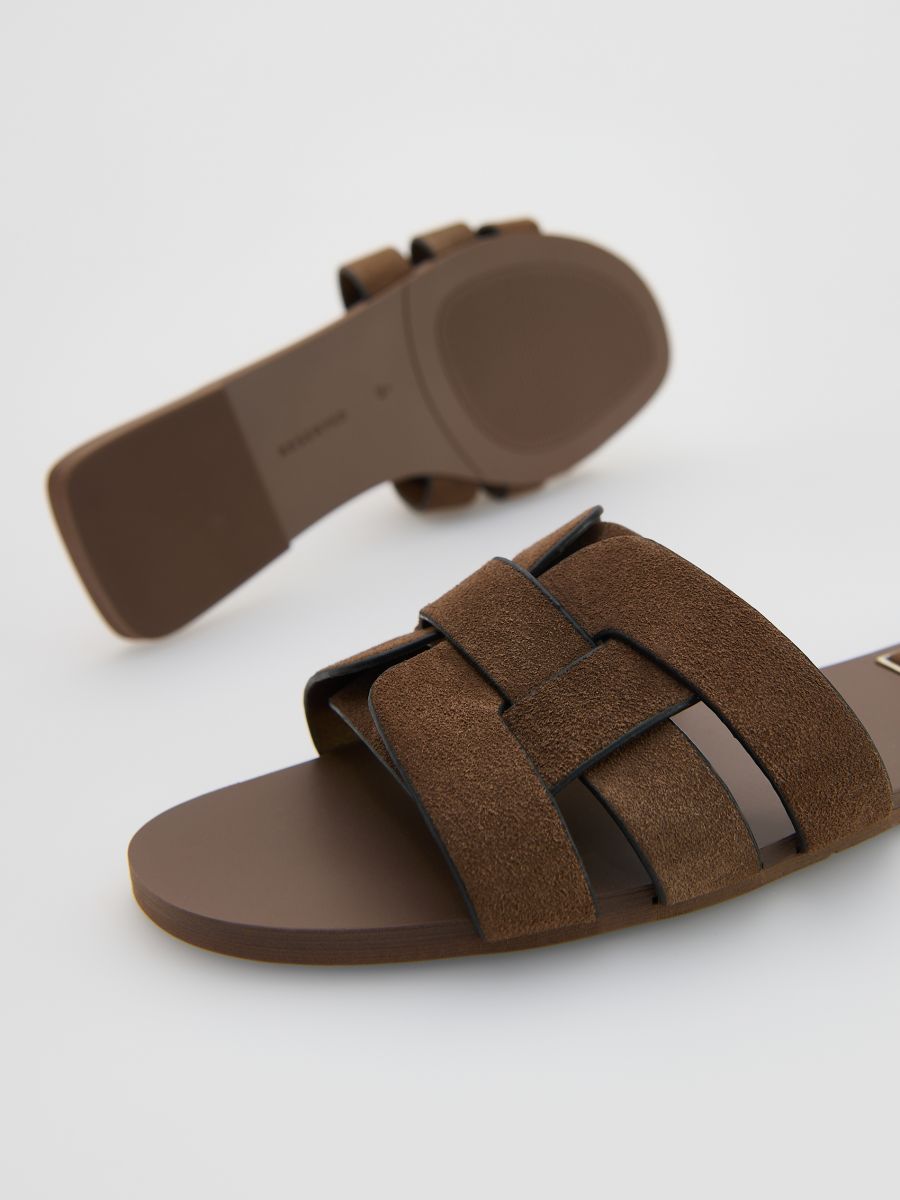Mules en daim - Beige - RESERVED - 4