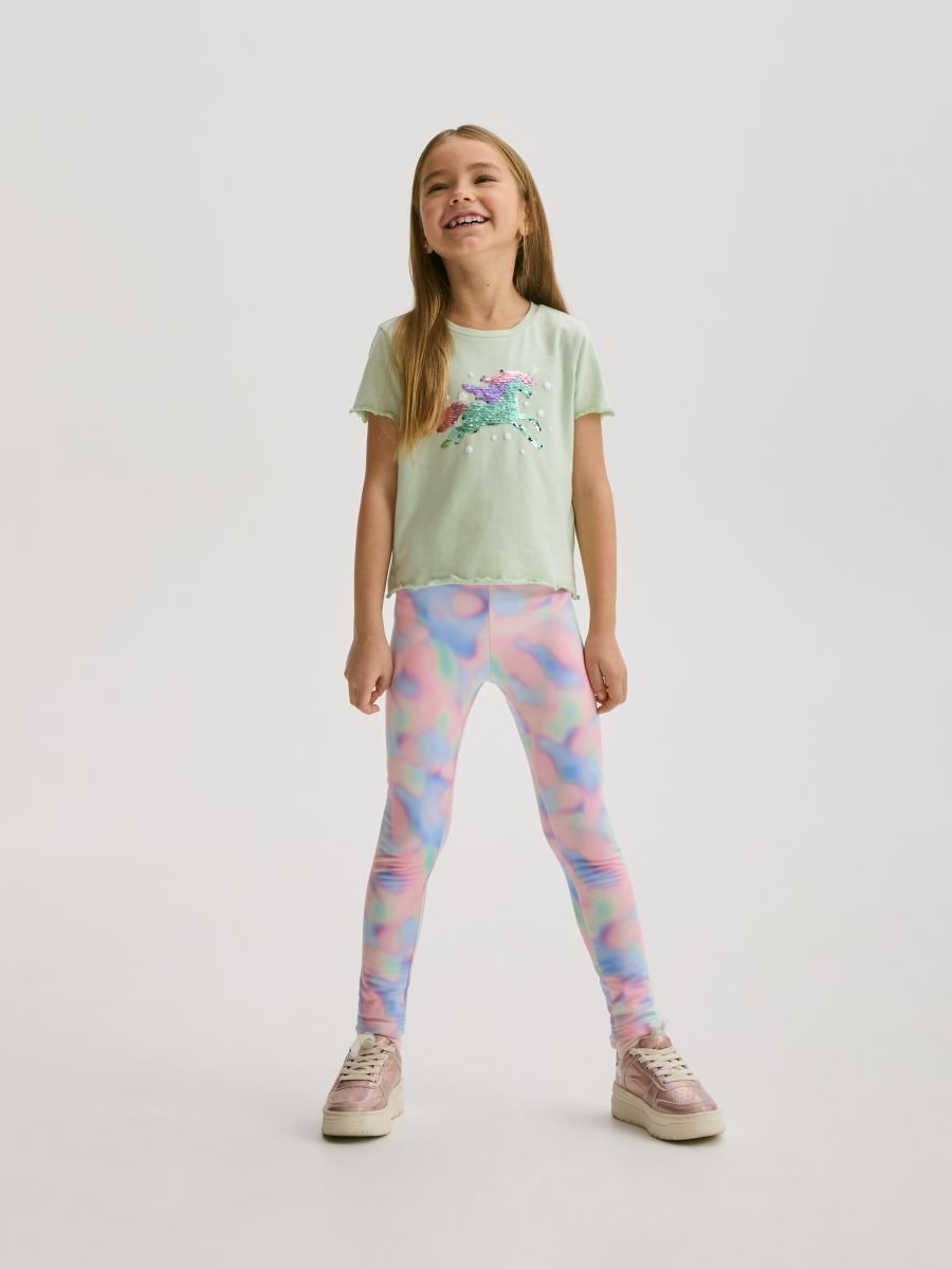 Multicoloured leggings - multicolor - RESERVED - 2