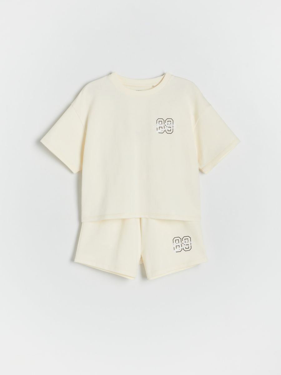 Two piece tracksuit set - nude - RESERVED - 3