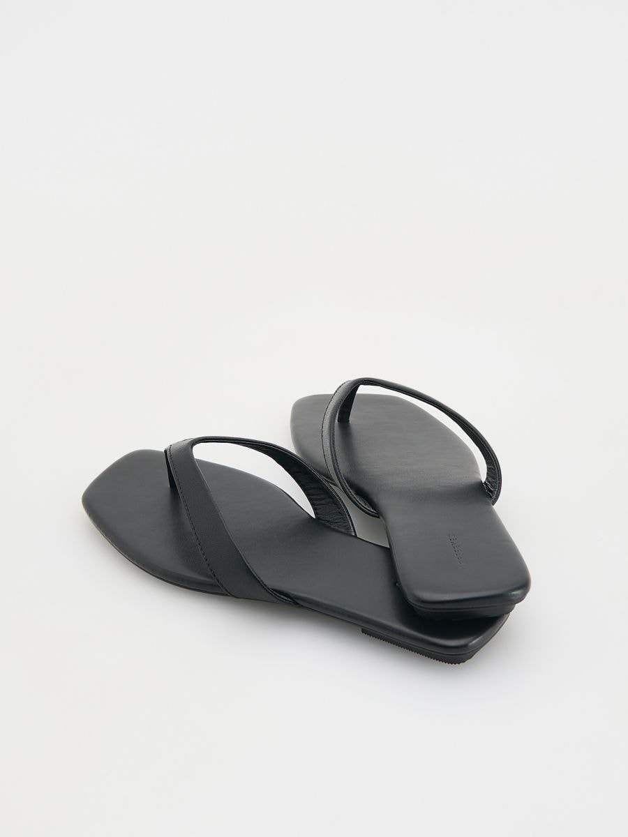 Sandaler med hög andel läder - SVART - RESERVED - 3