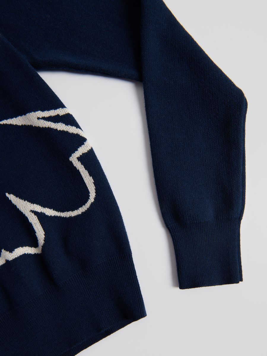 Jumper with print - navy - RESERVED - 6