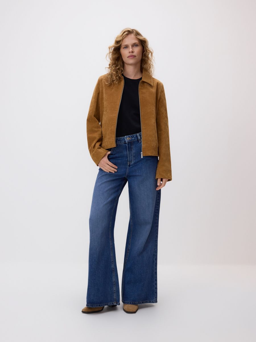 Wide leg jeans - blauwe jeans - RESERVED