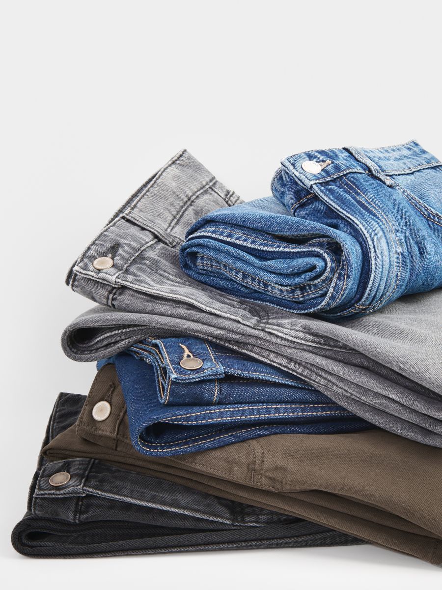 Wide leg jeans - blue jeans - RESERVED