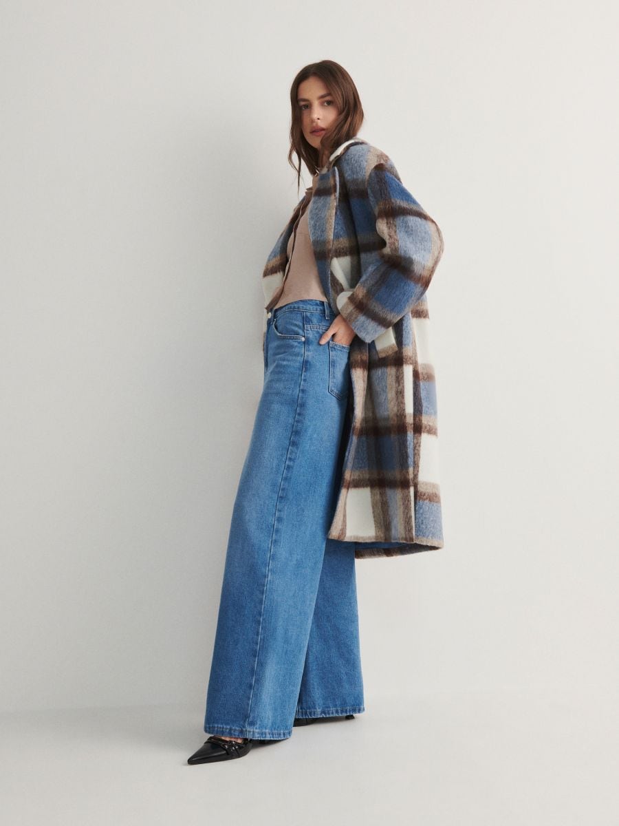 Zweireihiger Oversize-Mantel - bunt - RESERVED - 3