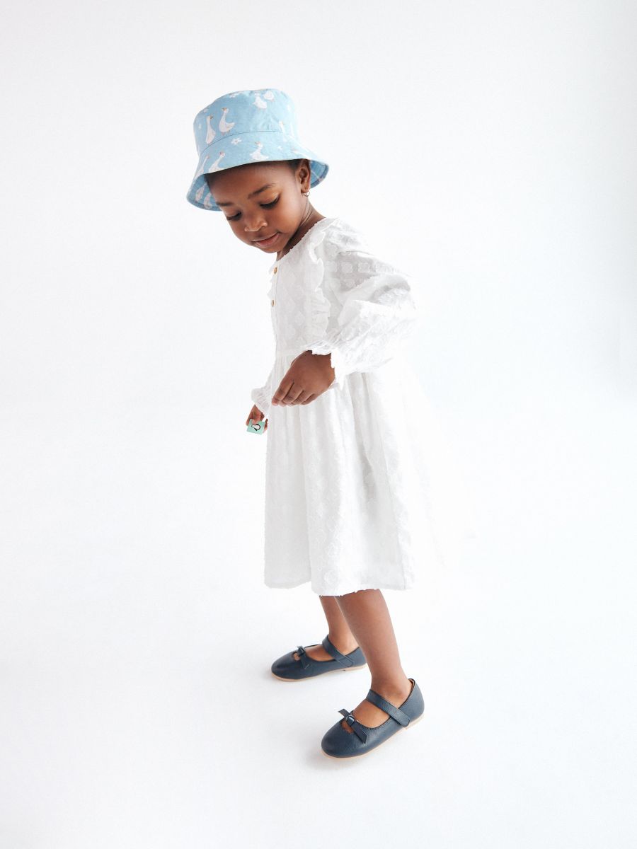 Goose pattern hat - pale blue - RESERVED - 3