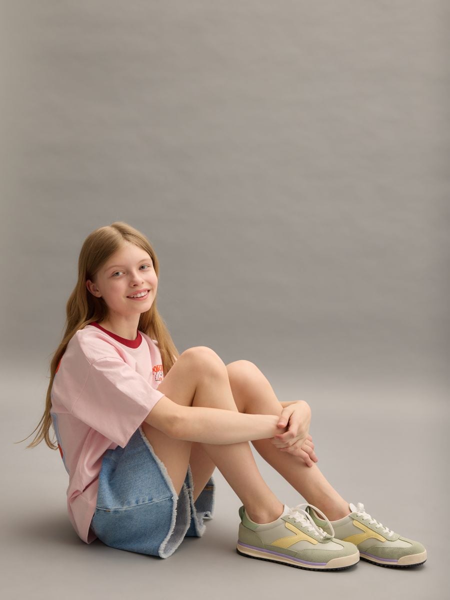 Trainers with toggle - pale green - RESERVED - 2