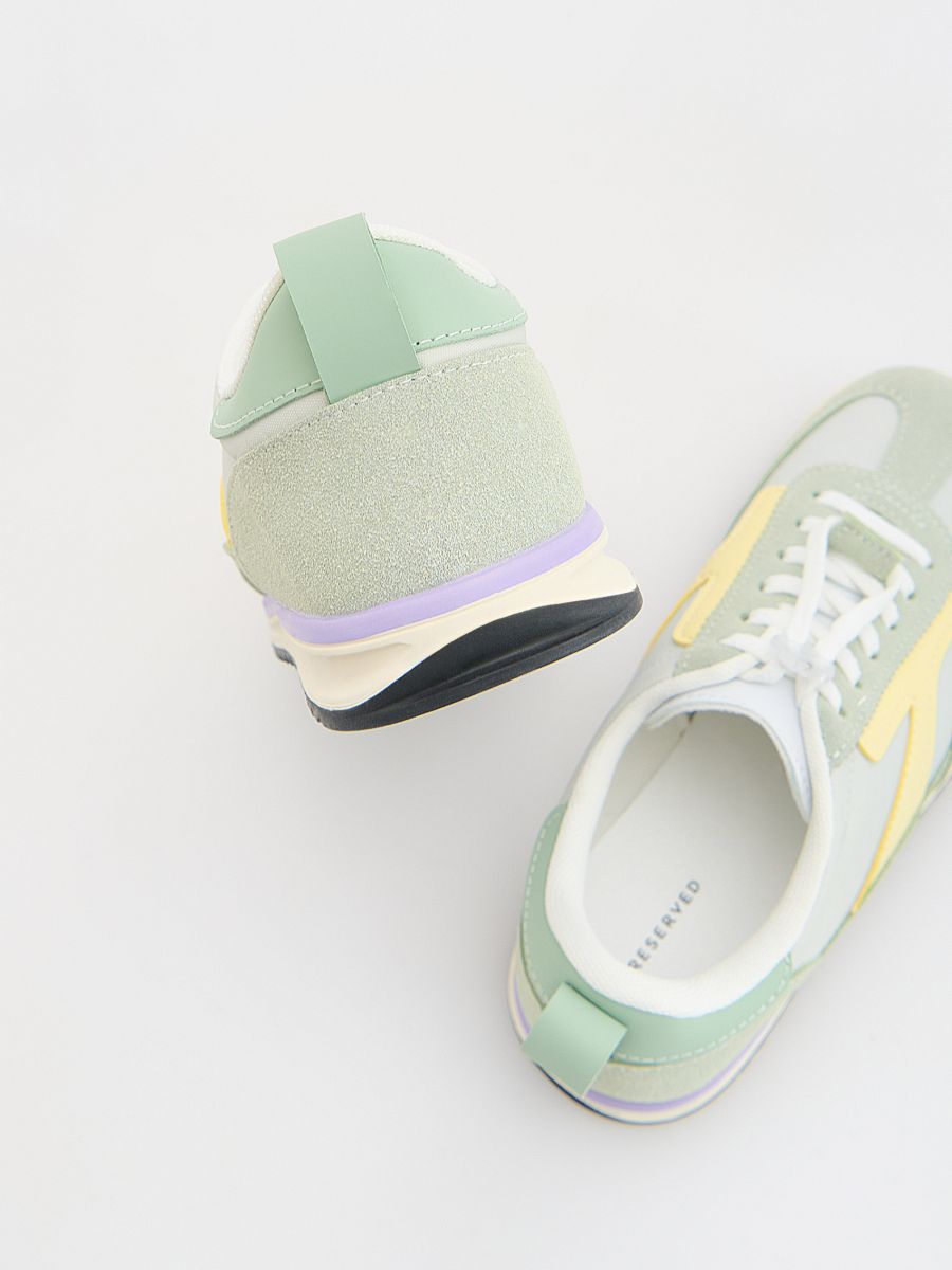 Trainers with toggle - pale green - RESERVED - 4