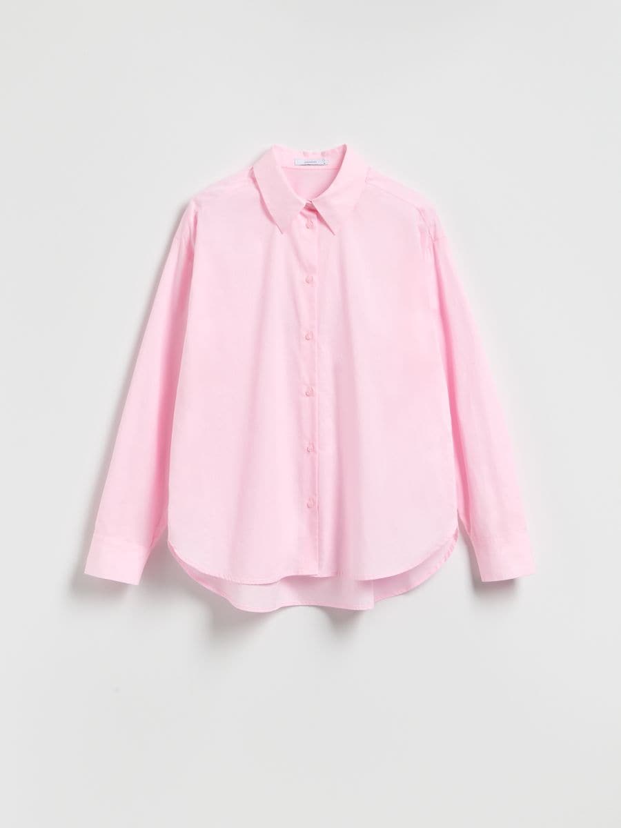Cotton shirt - pink - RESERVED