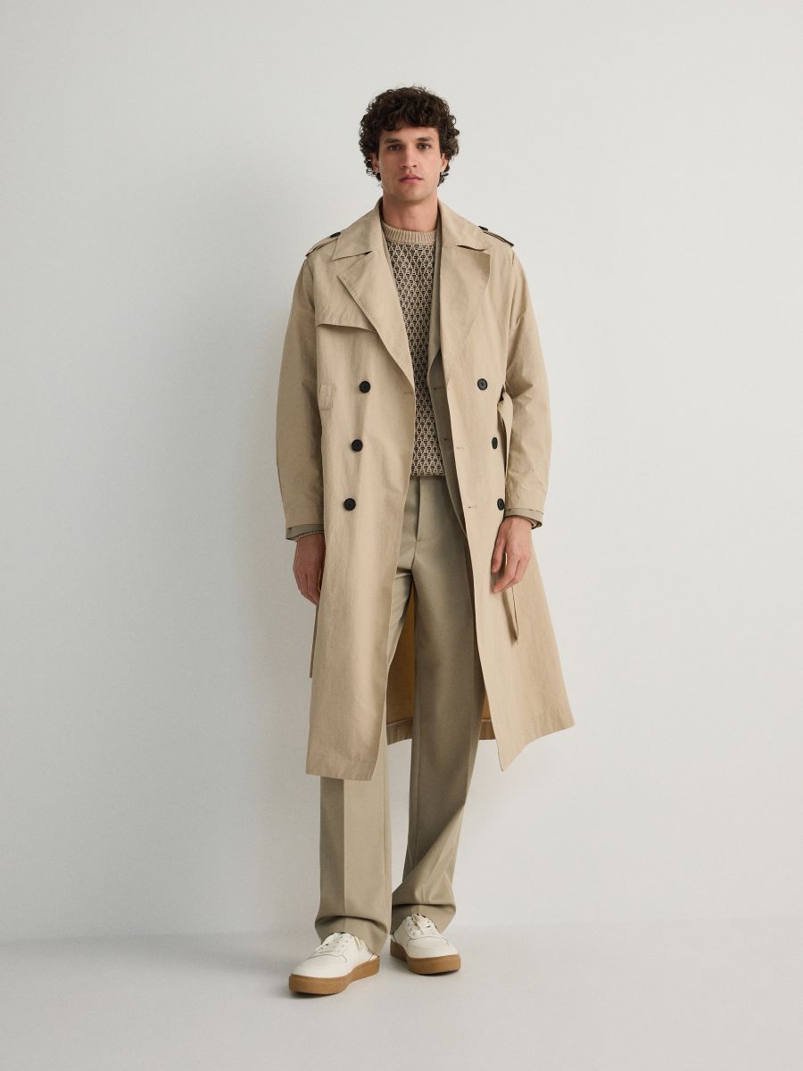 Trench dal design classico - beige - RESERVED - 2