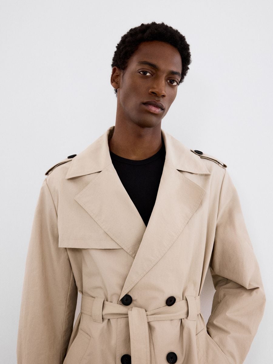 Classic design trench coat