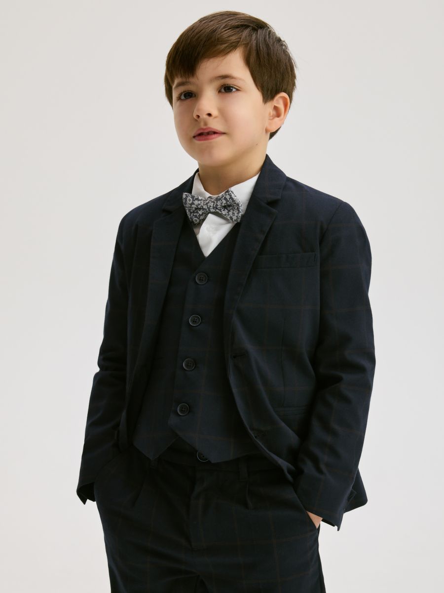 Regular fit blazer - navy - RESERVED - 3