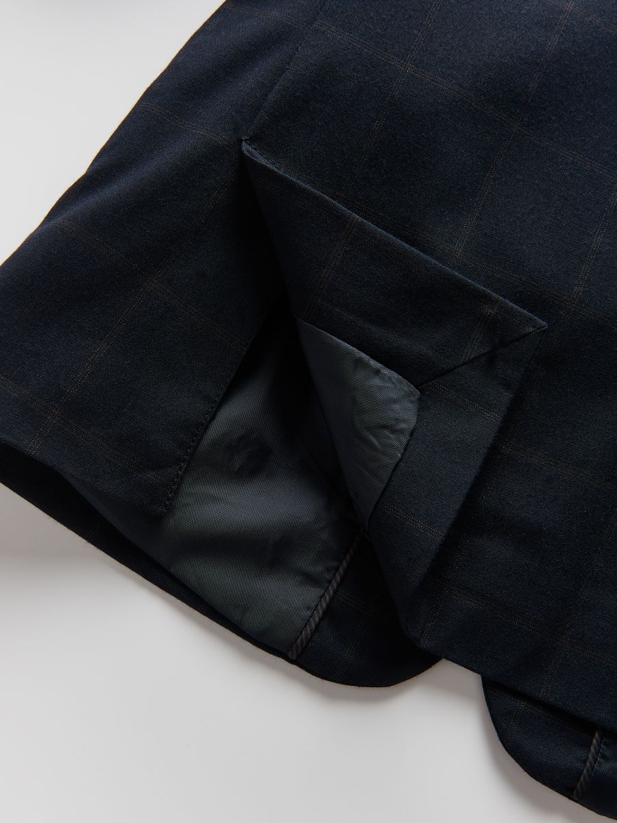 Regular fit blazer - navy - RESERVED - 5