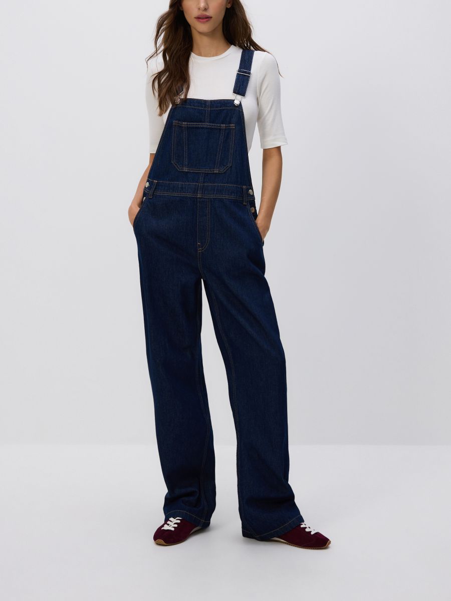 Denim dungarees - navy - RESERVED