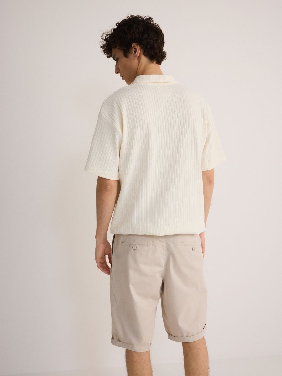Regular chino šorts - bež - RESERVED - 3