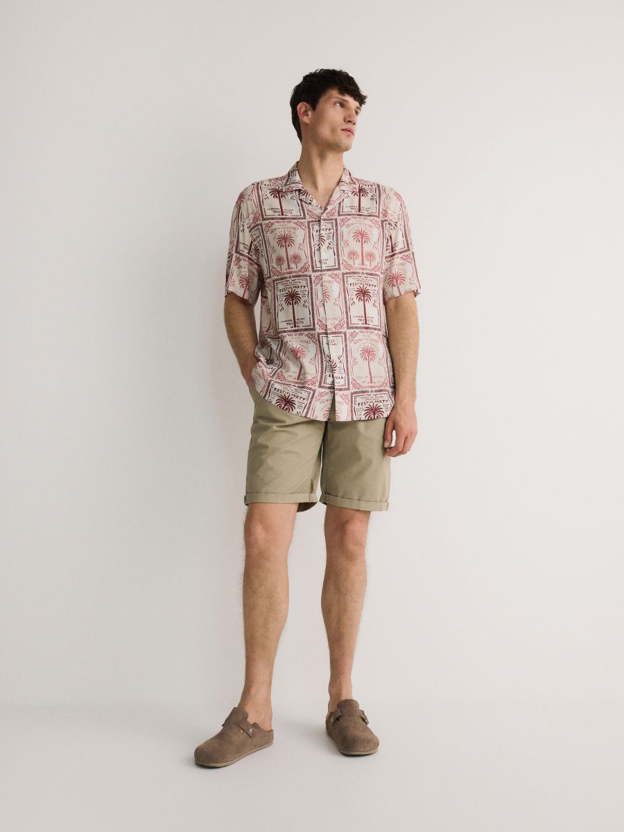 Regular chino shorts - coffee - RESERVED - 3