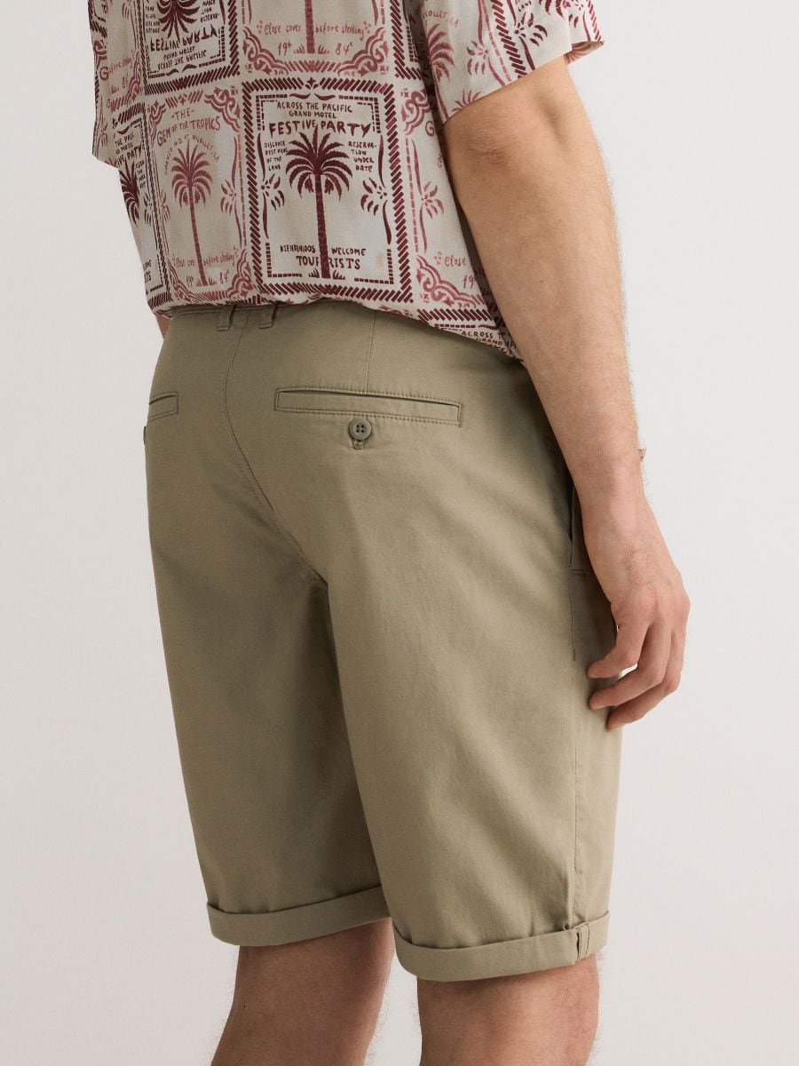 Regular chino shorts - coffee - RESERVED - 5