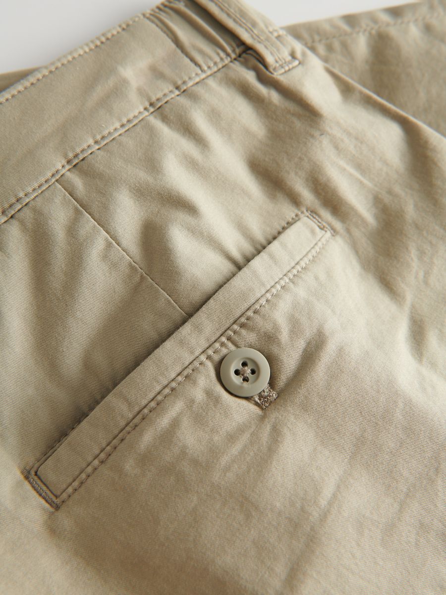 Regular chino shorts - coffee - RESERVED - 2