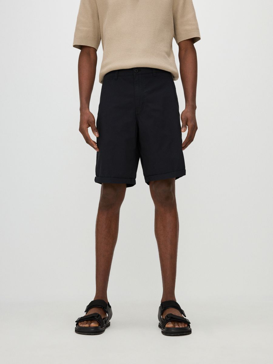 Regular chino šorts - crno - RESERVED - 5