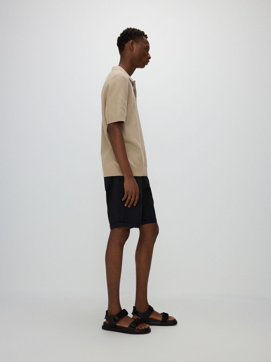 Regular chino šorts - crno - RESERVED - 3