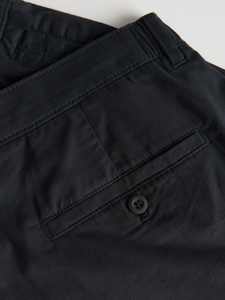 Regular chino šorts - crno - RESERVED - 2