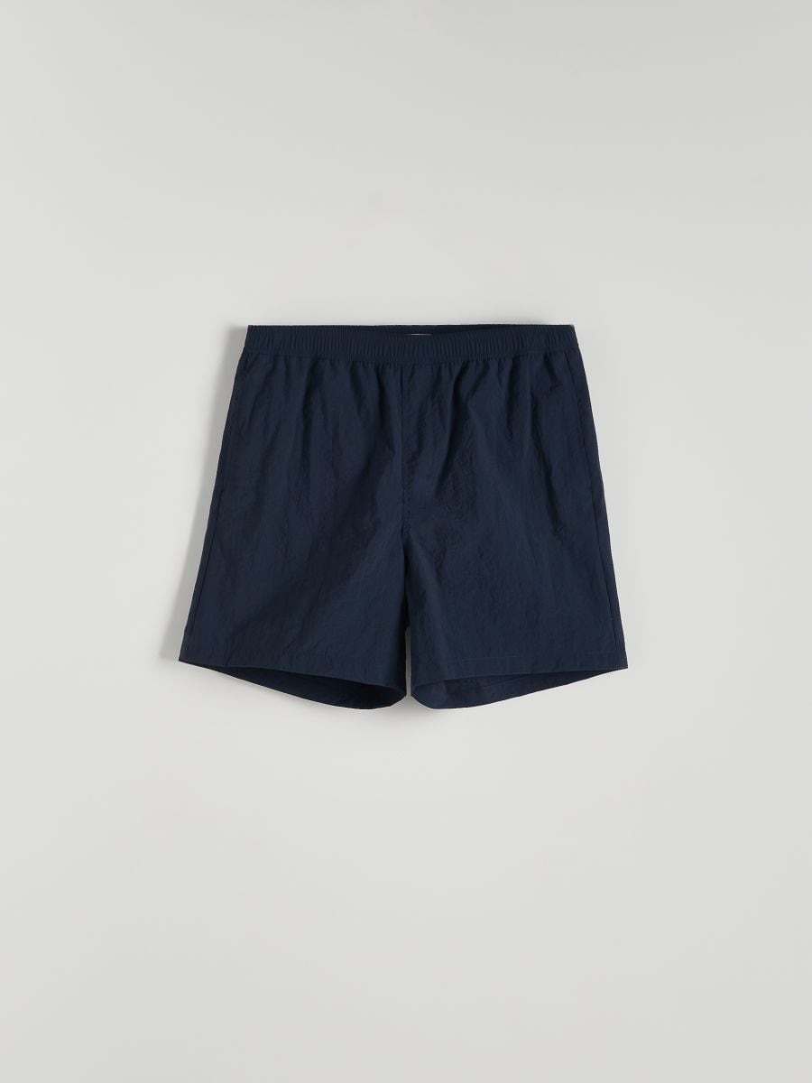 Pantalón corto regular - azul marino - RESERVED