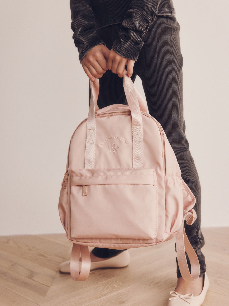 Mochila com bordado - ROSA PASTEL - RESERVED - 3