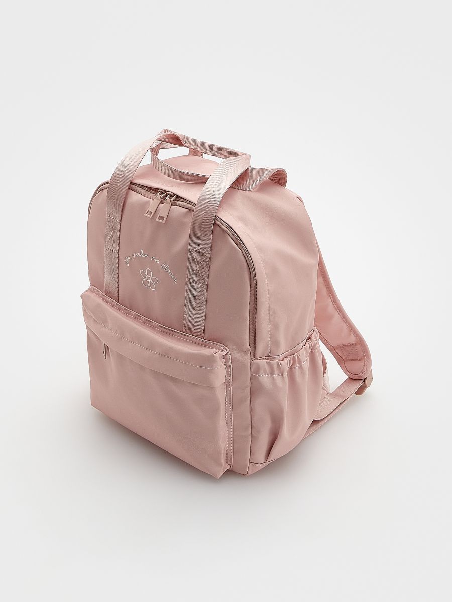 Mochila com bordado - ROSA PASTEL - RESERVED - 2