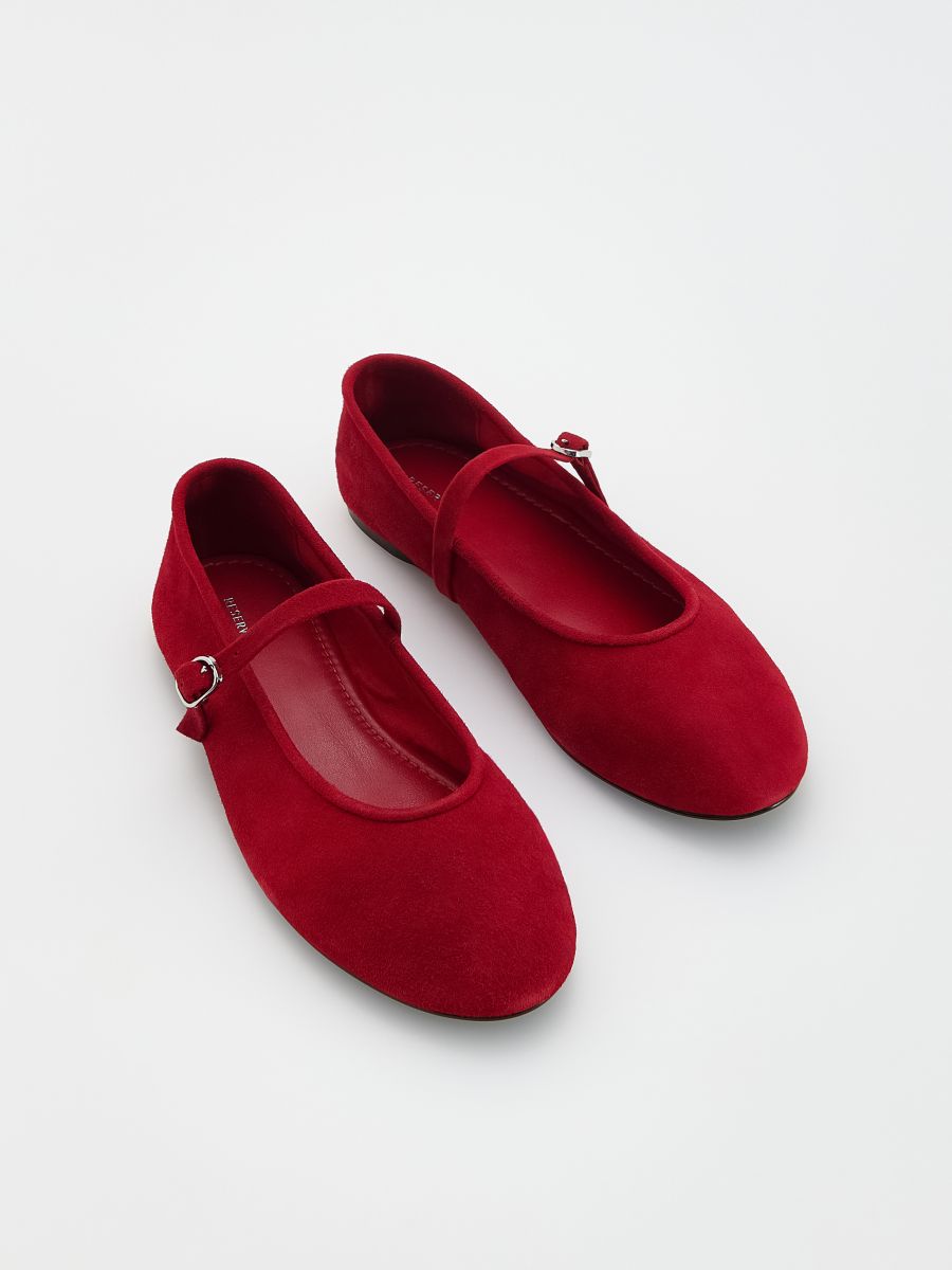 LADIES` BALLERINAS - red - RESERVED - 2