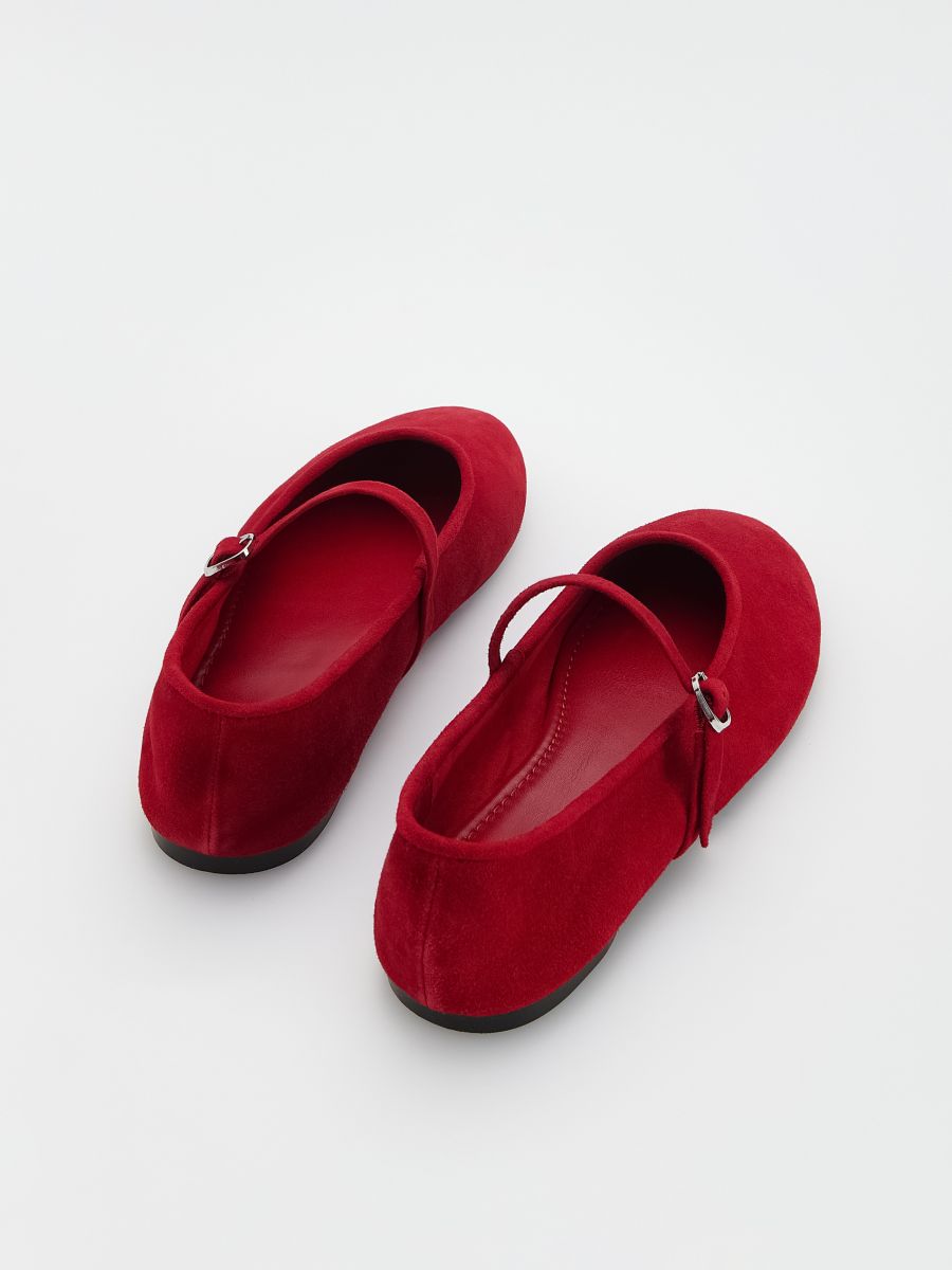 LADIES` BALLERINAS - red - RESERVED - 3
