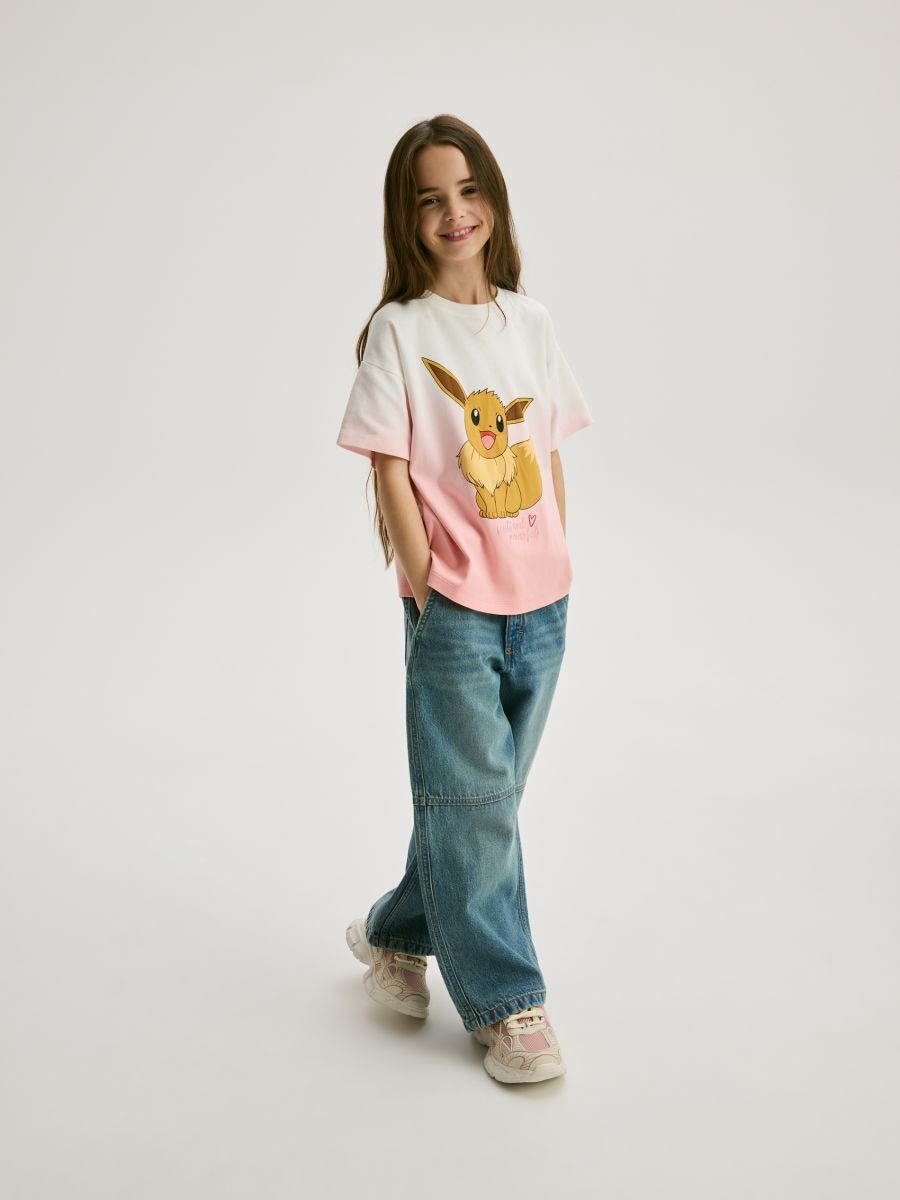 Ombré effect Pokémon T-shirt - multicolor - RESERVED - 2