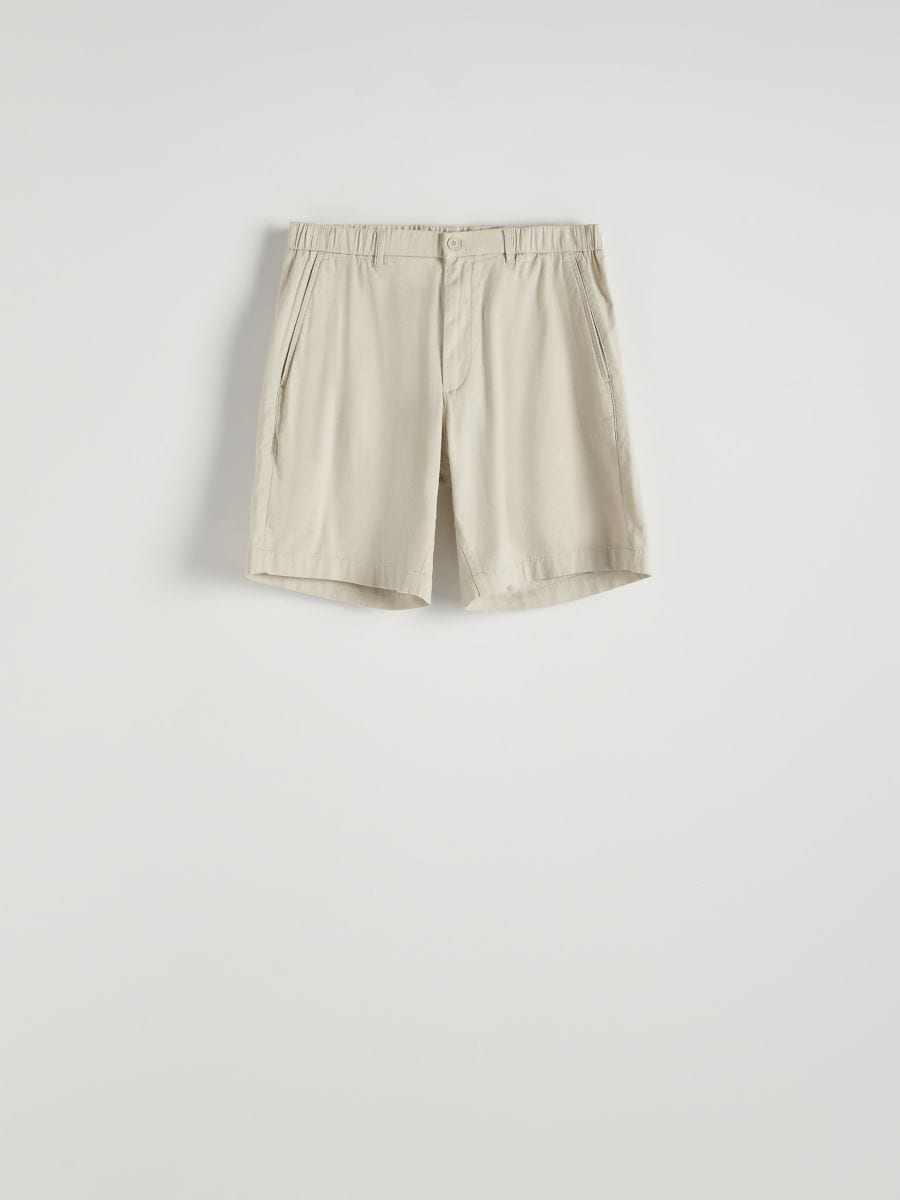Regular shorts - beige - RESERVED - 5