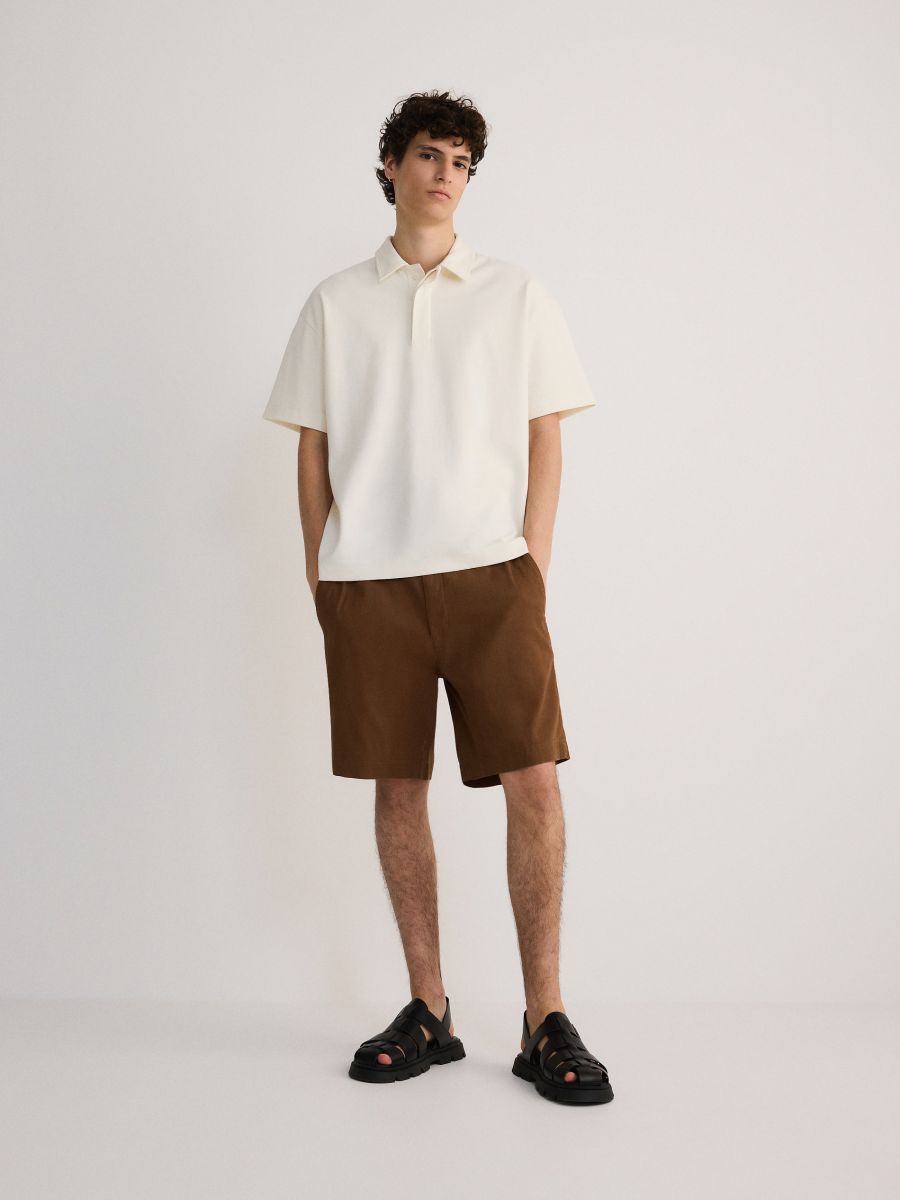 Regular shorts - brown - RESERVED - 2