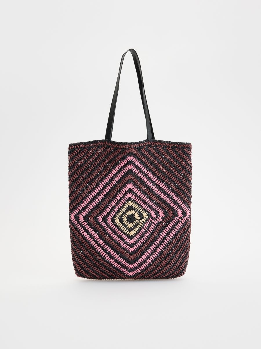 Woven shopper bag - multicolor - RESERVED - 2