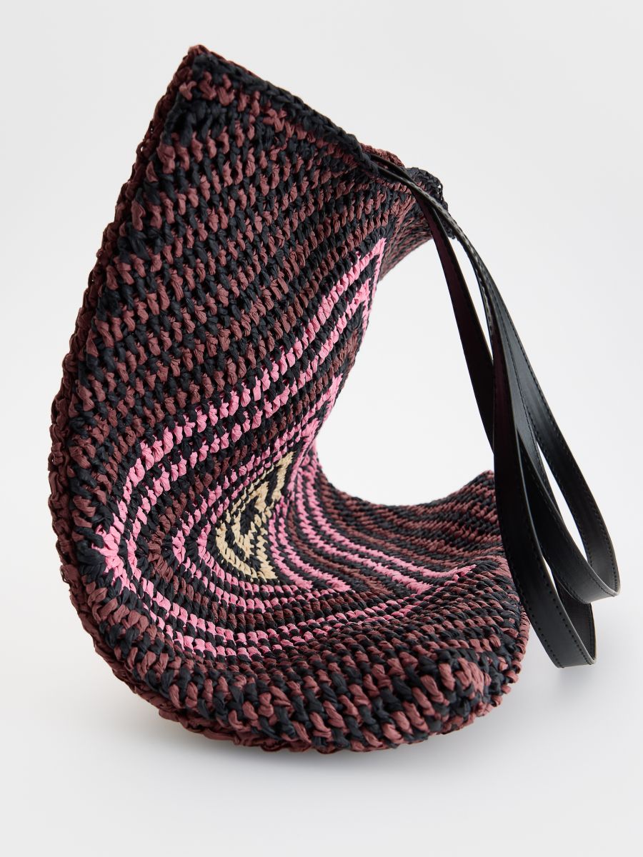 Woven shopper bag - multicolor - RESERVED - 3