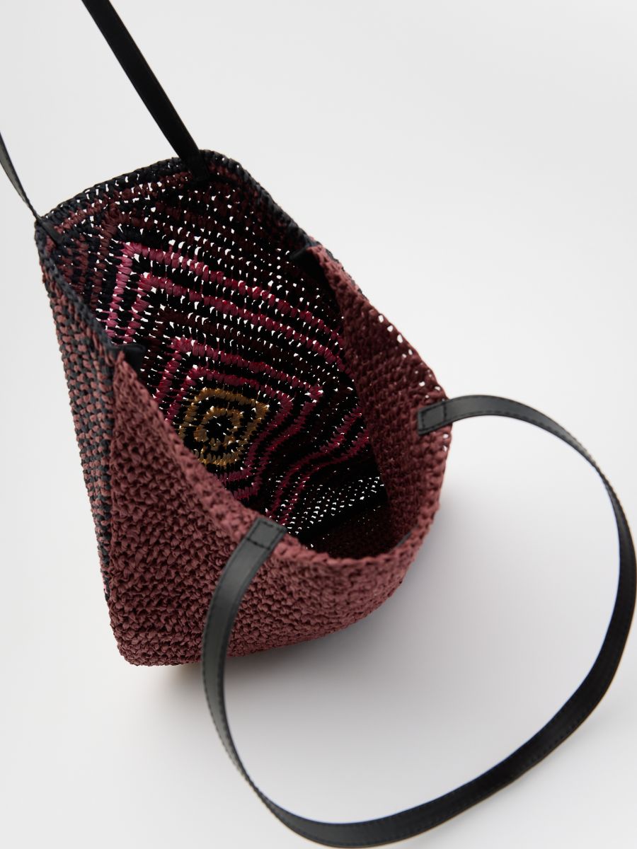 Woven shopper bag - multicolor - RESERVED - 4