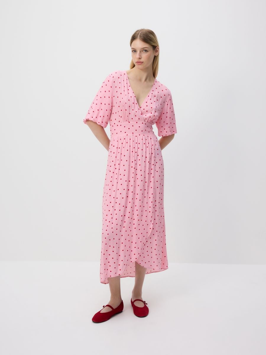 Viscose dress - pink - RESERVED